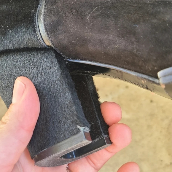 Sigerson Morrison Black Ankle Boots - Picture 10 of 12